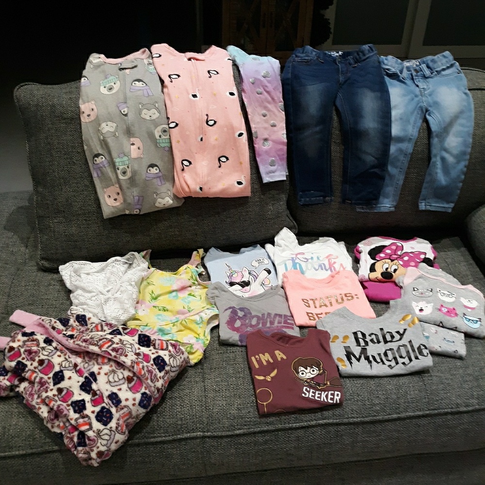 Girls mixed clothing Lot 2t, 3t